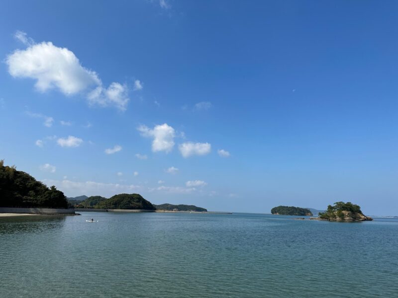 伊上海浜公園オートキャンプ場さつまいもの蒸しまんじゅうチェックアウト