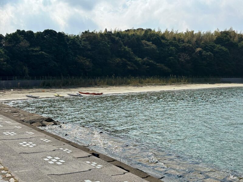 伊上海浜公園オートキャンプ場カヤック