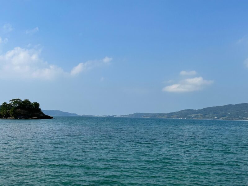 伊上海浜公園オートキャンプ場の海