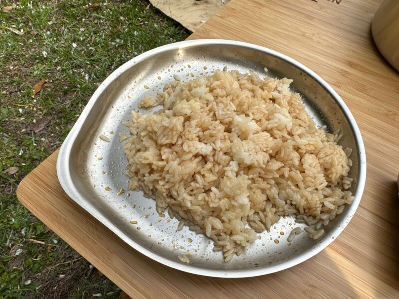 フライパンで簡単焼きおにぎり2