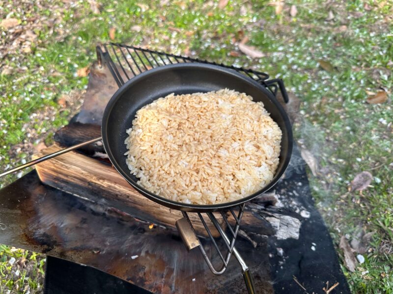 フライパンで簡単焼きおにぎり3