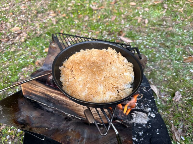 フライパンで簡単焼きおにぎり4